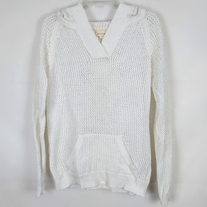 Shirt 469 Knit Linen Hoodie Pullover Size S | Casual Spring Basic Gorpcore Fall